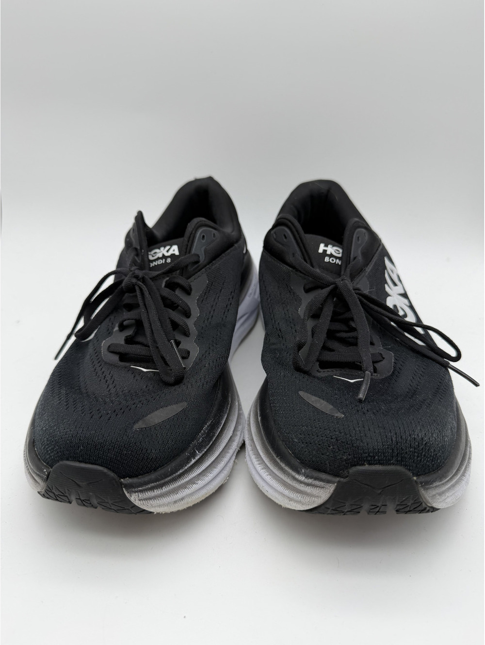 Hoka Bondi 8 Black Running Shoes Women's Size 10